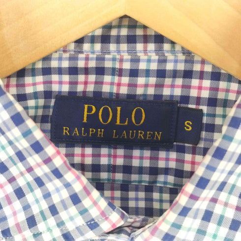 ポロラルフローレン POLO RALPH LAUREN チェック柄 ボタン シャツ メンズ import:S