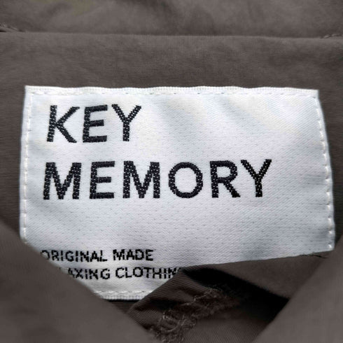 KEY MEMORY 刺繍ナイロンステンカラーコート メンズ JPN:1