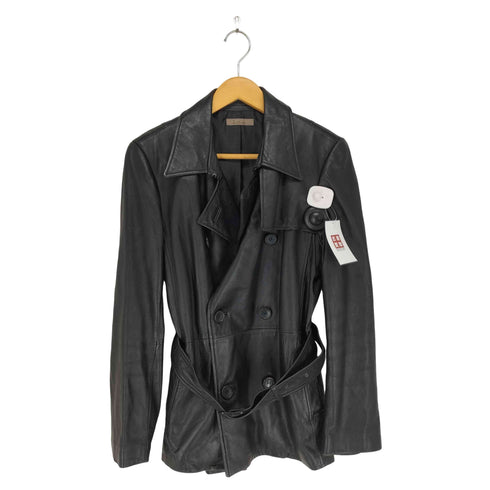 LaTorre lamb leather レザーショートトレンチコート メンズ 13AR