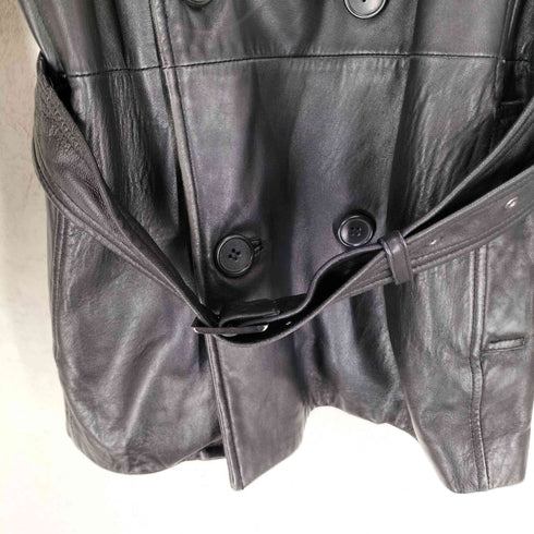 LaTorre lamb leather レザーショートトレンチコート メンズ 13AR