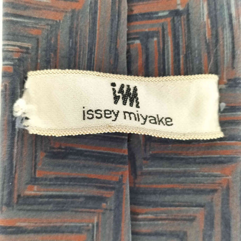 イッセイミヤケ ISSEY MIYAKE アート柄 デザインネクタイ メンズ
