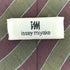 イッセイミヤケ ISSEY MIYAKE ストライプ柄 デザインネクタイ メンズ