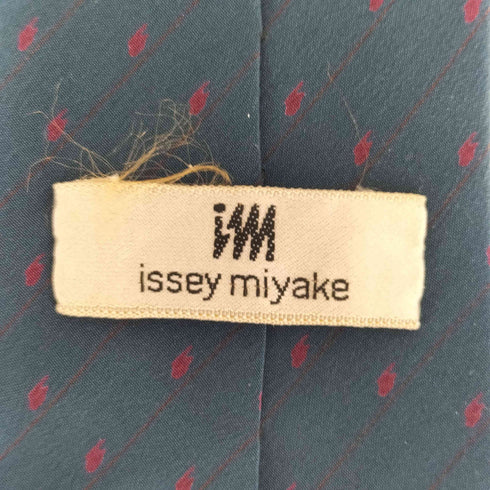 イッセイミヤケ ISSEY MIYAKE アート柄 デザインネクタイ メンズ