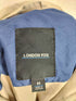 ロンドンフォグ LONDON FOG バイカラージップアップフーデッドナイロンジャケット メンズ import:M