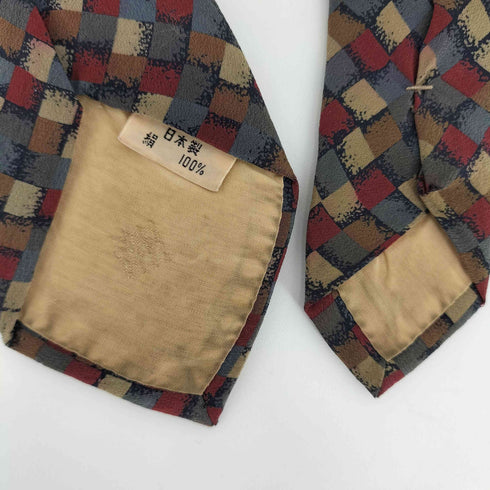 イッセイミヤケ ISSEY MIYAKE アート柄 デザインネクタイ メンズ