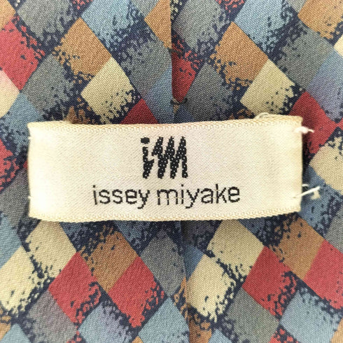 イッセイミヤケ ISSEY MIYAKE アート柄 デザインネクタイ メンズ