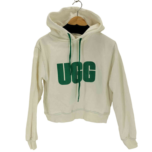 アグ UGG mos カラー発泡ロゴ 短丈フーディー レディース import:M