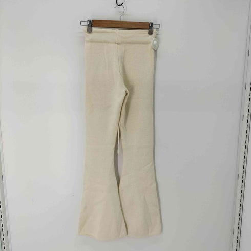 ニット フレア パンツ レディース