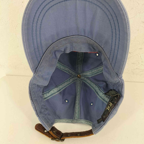 ダブルアールエルラルフローレン RRL RALPH LAUREN 90S USA製 三ツ星 刺繍 キャップ メンズ ONE SIZE