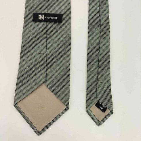 アイムプロダクトイッセイミヤケ im product ISSEY MIYAKE チェック柄 デザインネクタイ メンズ