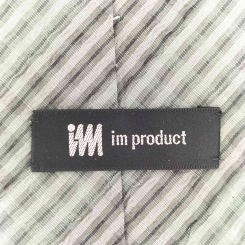 アイムプロダクトイッセイミヤケ im product ISSEY MIYAKE チェック柄 デザインネクタイ メンズ