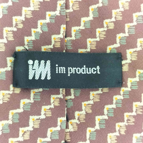アイムプロダクトイッセイミヤケ im product ISSEY MIYAKE アート柄 デザインネクタイ メンズ