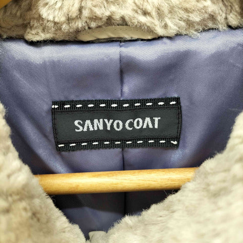 サンヨーコート SANYO COAT フェイクファー ダウン ロングコート レディース JPN:42