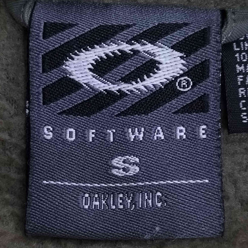 オークリー OAKLEY 90S SOFTWARE オーバルロゴ スイッチング ナイロン フリース ベスト メンズ import:S