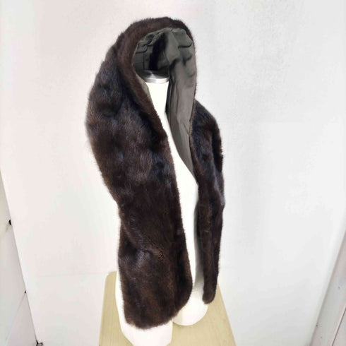 REAL FUR フード マフラー レディース