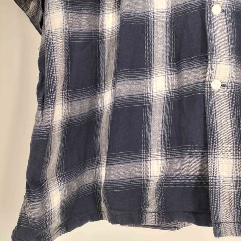 ノーティカ NAUTICA PLAID CHECK オープンカラーシャツ メンズ JPN:L