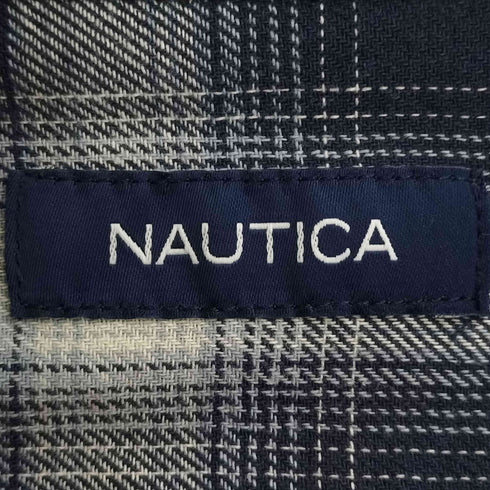 ノーティカ NAUTICA PLAID CHECK オープンカラーシャツ メンズ JPN:L