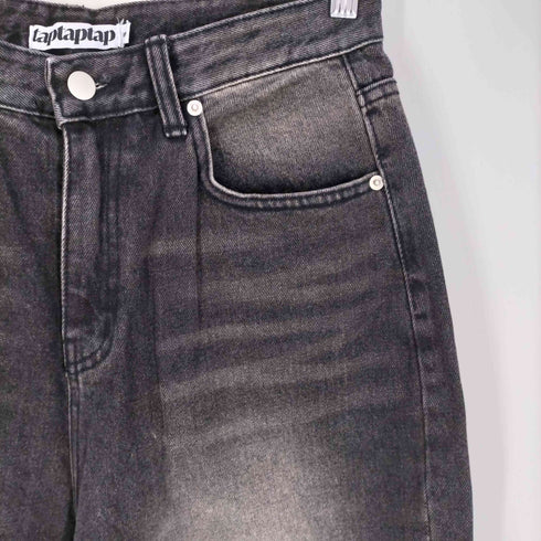 TAPTAPTAP ヴィンテージ マッドウォッシュ ワイド デニム パンツ メンズ import:S