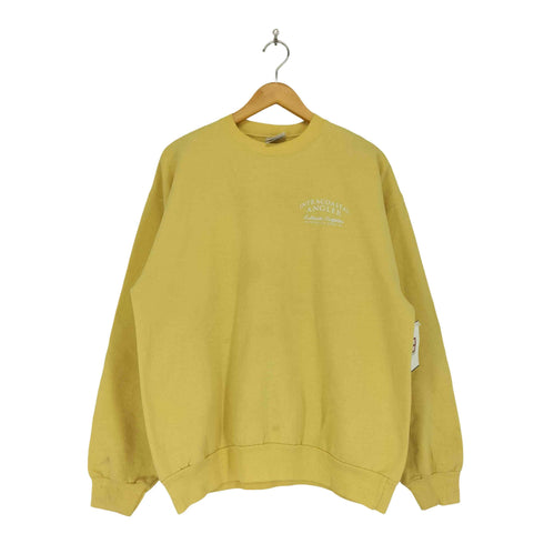 HANESボディ ロゴプリントスウェット メンズ import:L