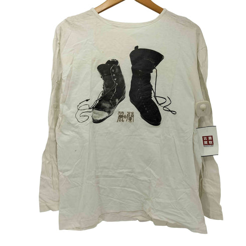 90S クルーネックL/Sカットソー シングルステッチ メンズ