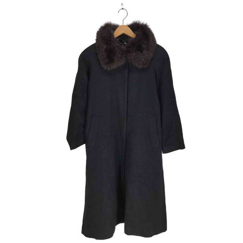 BELTA BUONO 襟ファーカシミヤ100 コート レディース 9