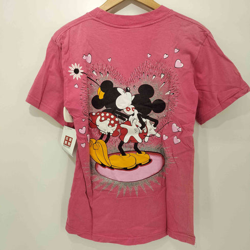 USA製 キャラクタープリント ビジューデザインTシャツ レディース JPN:S