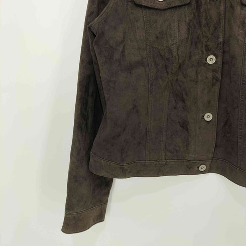 エディーバウアー Eddie Bauer SEATTLE SUEDE スエード トラッカージャケット レディース JPN:L