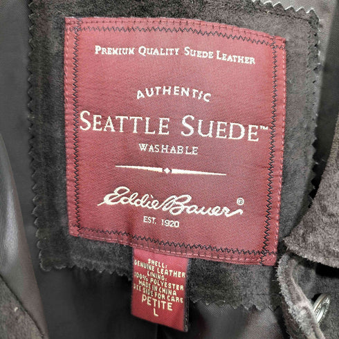エディーバウアー Eddie Bauer SEATTLE SUEDE スエード トラッカージャケット レディース JPN:L