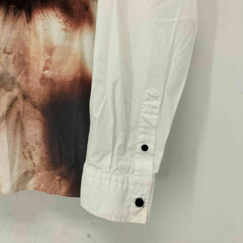 ザラ ZARA ウォーターカラー プリントシャツ メンズ import:L