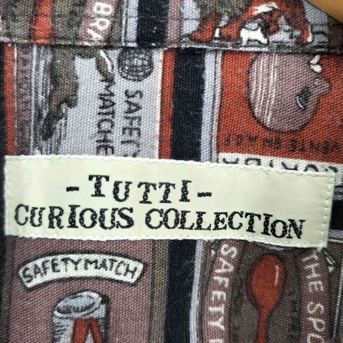 TUTTI CURIOUS COLLECTION 総柄ボタンシャツ メンズ