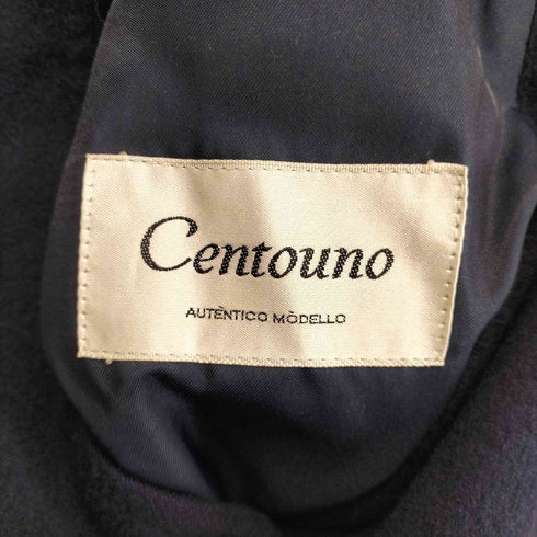 Centouno カシミヤ比翼ステンカラーコート メンズ JPN:XL