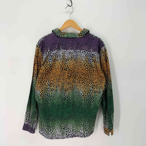 Under the Skin アンダーザスキン タイダイ レオパード ロングスリーブ シャツ メンズ JPN:M