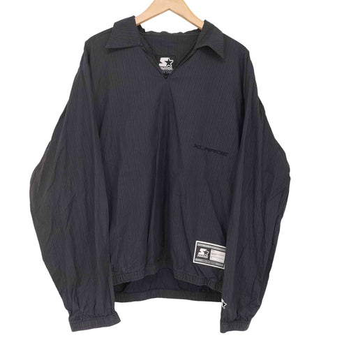 エクストララージ XLARGE STARTER PULLOVER STRIPED SHIRT メンズ JPN:M