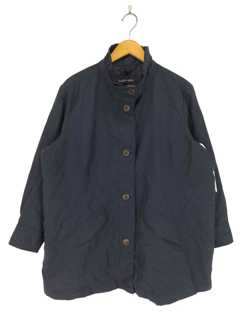 ランズエンド LANDS END ジップアップナイロンジャケット レディース 1x