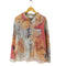 Under the Skin アンダーザスキン マーブリングプリント ロングスリーブ シャツ メンズ JPN:L