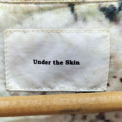 Under the Skin アンダーザスキン マーブリングプリント ロングスリーブ シャツ メンズ JPN:L