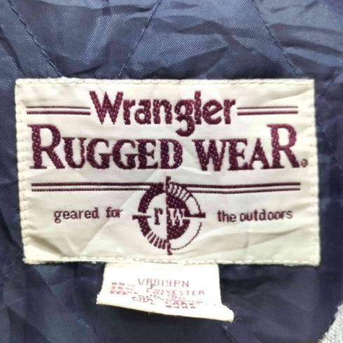 ラングラー Wrangler RUGGED WEAR 80S オンブレ チェック フランネル シャツ 裏地キルティング メンズ import:M