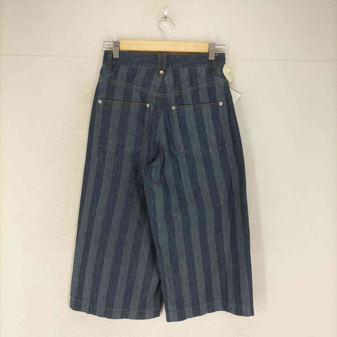 ディーゼル DIESEL ストライプデニムガウチョパンツ レディース US:25