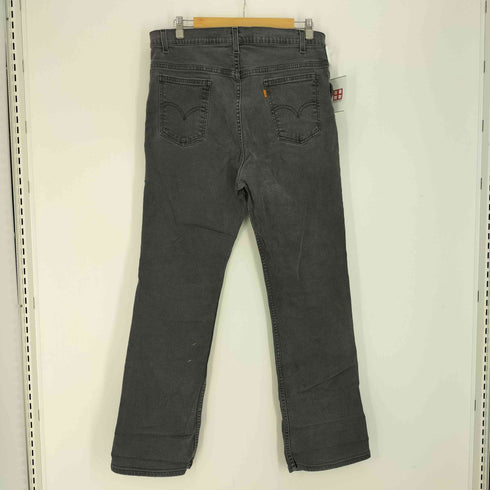 リーバイス Levis 90S USA製 517 ボタン裏530 後染め オレンジタブ ストレッチ ブーツカット ジップフライ ブラック デニムパンツ メンズ W40 L32