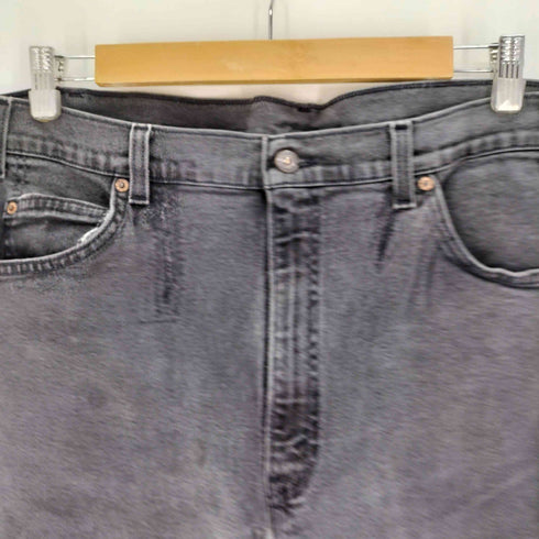 リーバイス Levis 90S USA製 517 ボタン裏530 後染め オレンジタブ ストレッチ ブーツカット ジップフライ ブラック デニムパンツ メンズ W40 L32