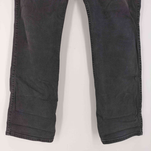 リーバイス Levis 90S USA製 517 ボタン裏530 後染め オレンジタブ ストレッチ ブーツカット ジップフライ ブラック デニムパンツ メンズ W40 L32