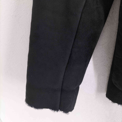 CIVIDINI Made in Italy lamb leatherイタリア製 羊革 ムートンレザーコート レディース 42