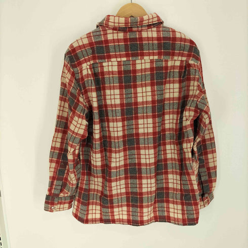 Traditional チェック柄 ウールナイロン フランネルシャツ メンズ import:L