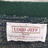 LORD JEEF USA製 チェック柄 アクリル カーディガン メンズ import:M