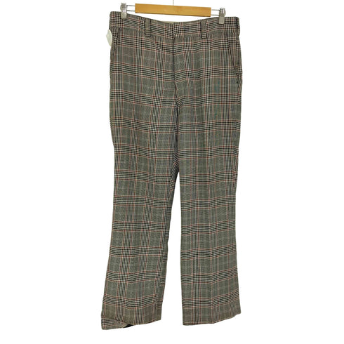 アイゾッド IZOD 70~80S USA製 ロケットTALON グレンチェック ストレート スラックス メンズ