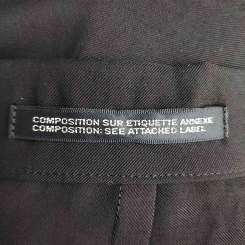 ヨウジヤマモト Yohji Yamamoto 25SS Cu/W HIGH TWISTED GABARDINE BOX SILHOUETTE COAT メンズ JPN:2