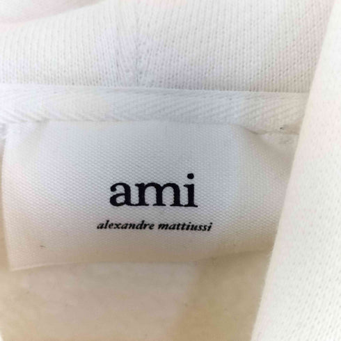 アミアレクサンドルマテュッシ AMI ALEXANDRE MATTIUSSI 23AW メタルロゴ付き プルオーバーパーカー メンズ XXS