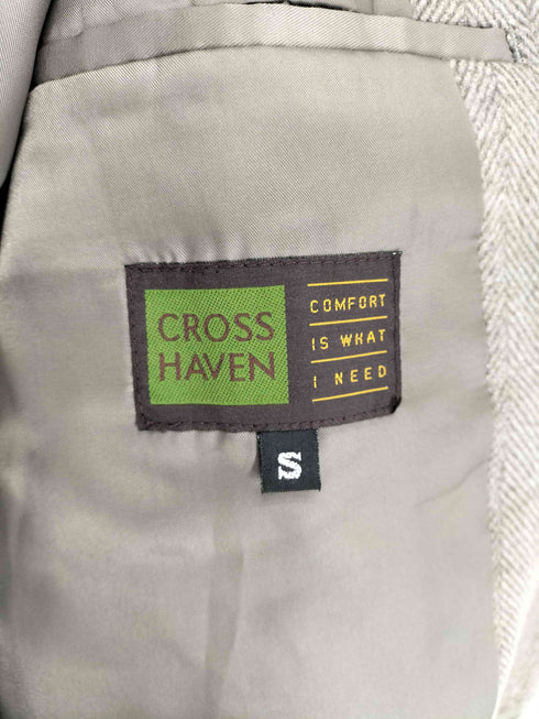 CROSS HAVEN cashmere100% 2Bテーラードジャケット ツイード メンズ import:S