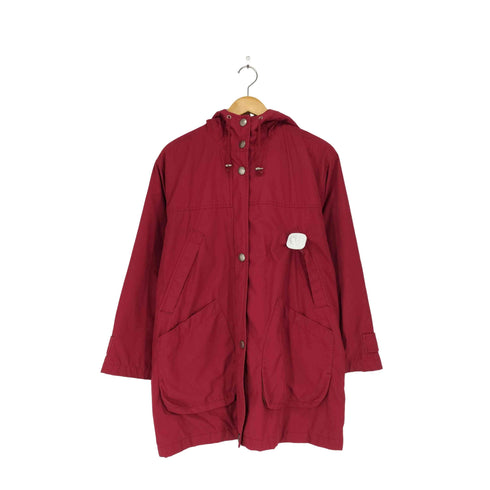 エディーバウアー Eddie Bauer 90s 白タグ 裏フリースマウンテンジャケット レディース import:S