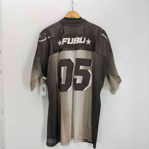 フブ FUBU SPORTS ロゴ 刺繍 ナンバリング 05 メッシュ バスケットボール ゲーム シャツ メンズ